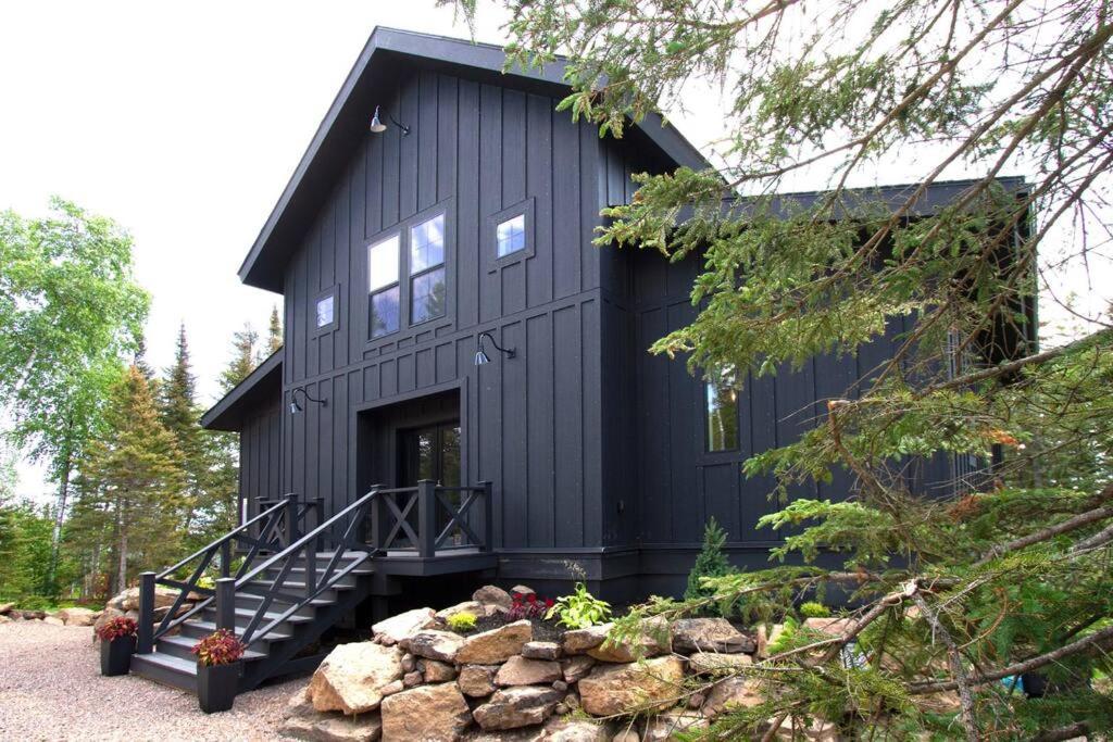 New Rustic Modern Cabin At Lutsen Mountains Екстер'єр фото