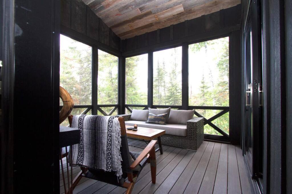 New Rustic Modern Cabin At Lutsen Mountains Екстер'єр фото